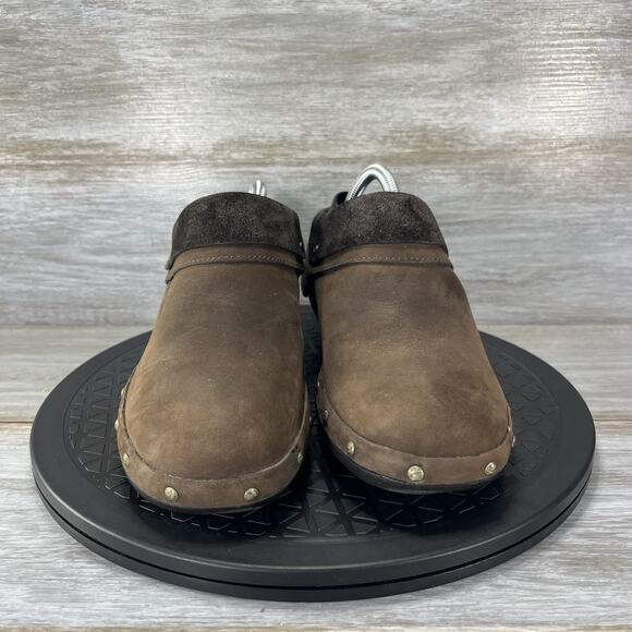 Merrell Women’s Luxe Wrap Bitter Brown Leather J68662 Clog Mules Size 7.5 - Picture 2 of 9